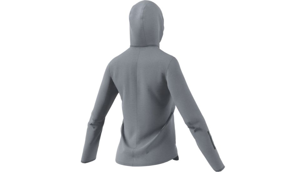 Adidas Terrex Response Women's Running Hoodie, Gey, Large, BK3161-L