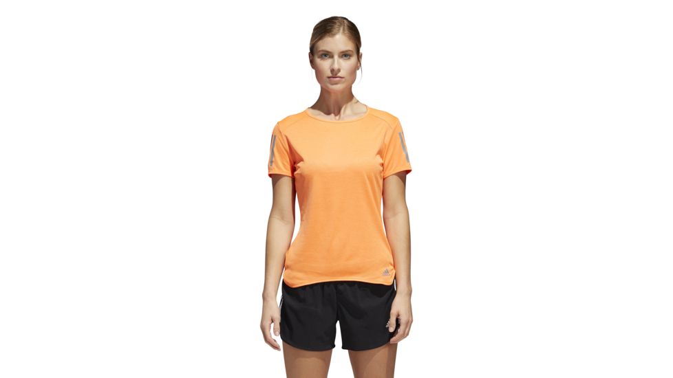 Adidas Terrex Response Women's Short Sleeve Tee Shirt, Hi-Res Orange, Large, CF2152-L