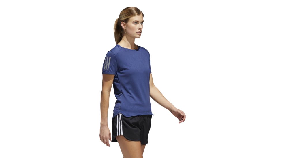 Adidas Terrex Response Women's Short Sleeve Tee Shirt, Noble Indigo, Large, CF2154-L