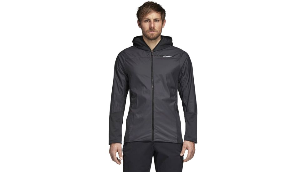 Adidas Terrex Skyclimb Fleece Jacket - Mens, Carbon, Small, CY8713-S