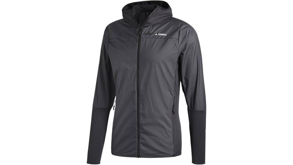 Adidas Terrex Skyclimb Fleece Jacket - Mens, Carbon, Small, CY8713-S