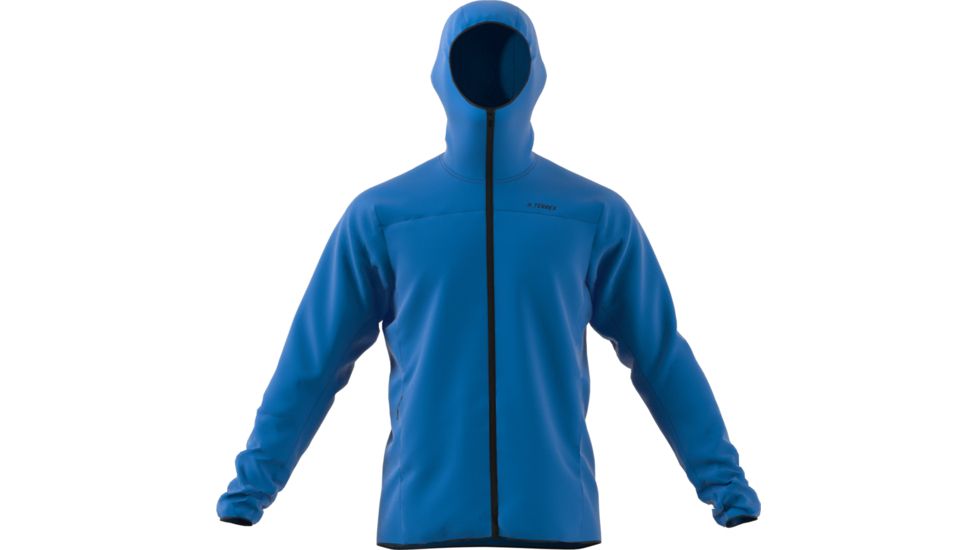 Adidas Terrex Skyclimb Fleece Jacket - Mens, Shock Blue, DQ1558-DEMO