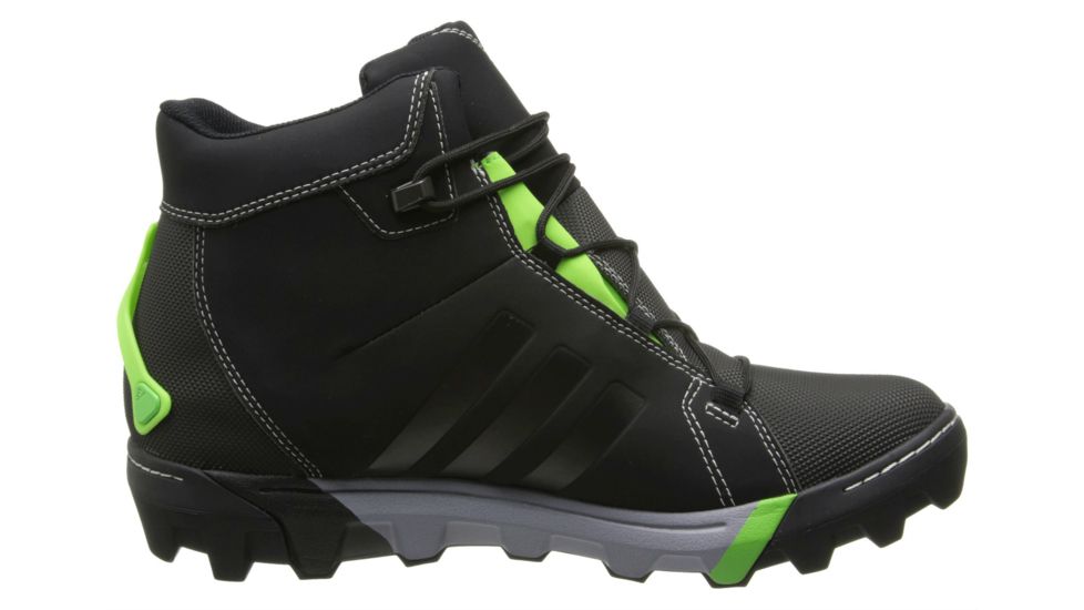 Adidas Terrex Slopecruiser CP Primaloft Winter Boot - Men's-Black/Ray Green-Medium-13 US