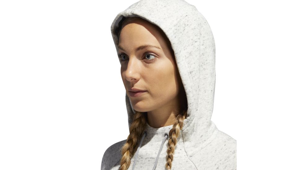 Adidas Terrex Sport 2 Street Women's Pullover Hoodie, White Melange/Grey Three, Large, CW2307-L