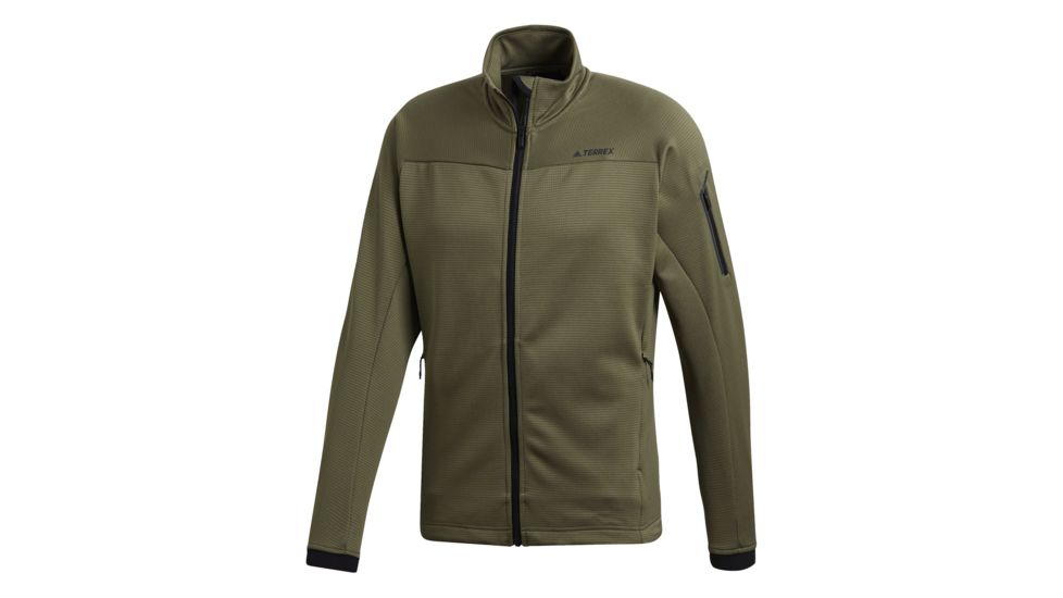 Adidas Terrex Stockhorn Fleece Jacket II - Mens, Raw Khaki, DT4104-DEMO
