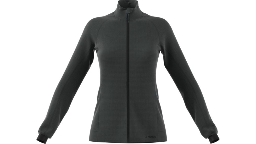 Adidas Terrex Stockhorn Fleece Jacket II - Women's, Legend Ivy, DU4378-DEMO