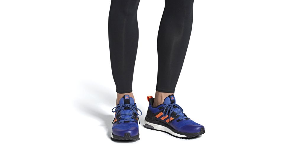 Adidas Terrex Supernova Trail Running Shoe - Men's, Hi-Res Blue/Hi-Res Orange/Black, 11, BB6622-11