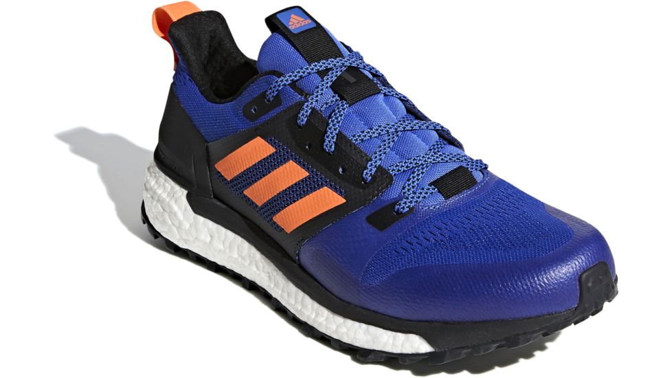 Adidas Terrex Supernova Trail Running Shoe - Men's, Hi-Res Blue/Hi-Res Orange/Black, 11, BB6622-11
