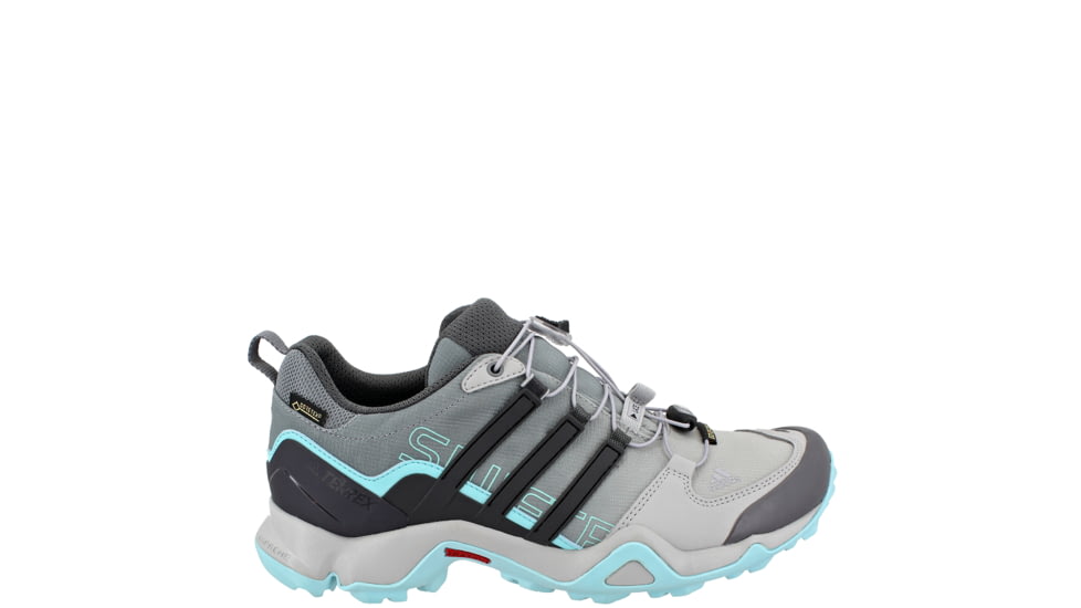 Adidas Terrex Swift R GTX Hiking Shoe - Women's, Grey Two/Utility Black/Clear Aqua, 6.5, BZ0587-6.5