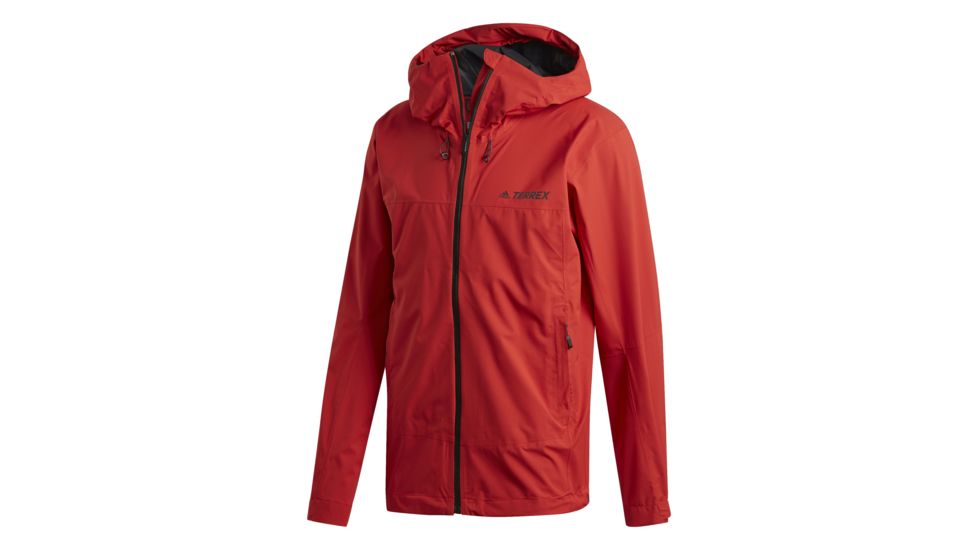Adidas Terrex Swift Rain Jacket - Men's, Red, DT4113-DEMO