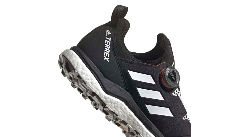 Adidas Terrex Agravic Boa Shoes - Men's, Core Black/Crystal White/Solar Red, 9, FY9454-001-9