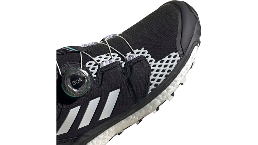 Adidas Terrex Agravic Boa Shoes - Womens, Core Black/Crystal White/Acid Mint, 11, FY9458-001-11