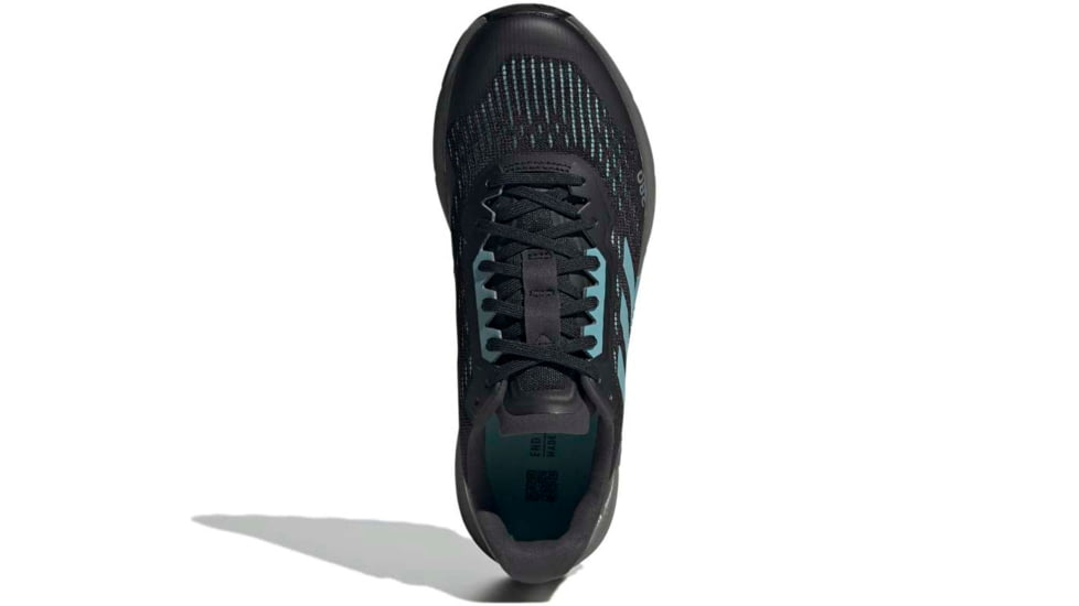 Adidas Terrex Agravic Flow 2 Trail Running Shoes - Womens, Core Black/Mint Ton/Ftwr White, 10, H03189-10