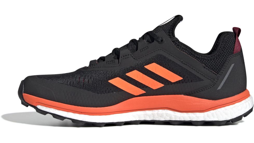 Adidas Terrex Agravic Flow - Men's, Col Burgundy/Solar Orange/Black, 11.5, G26103-11.5