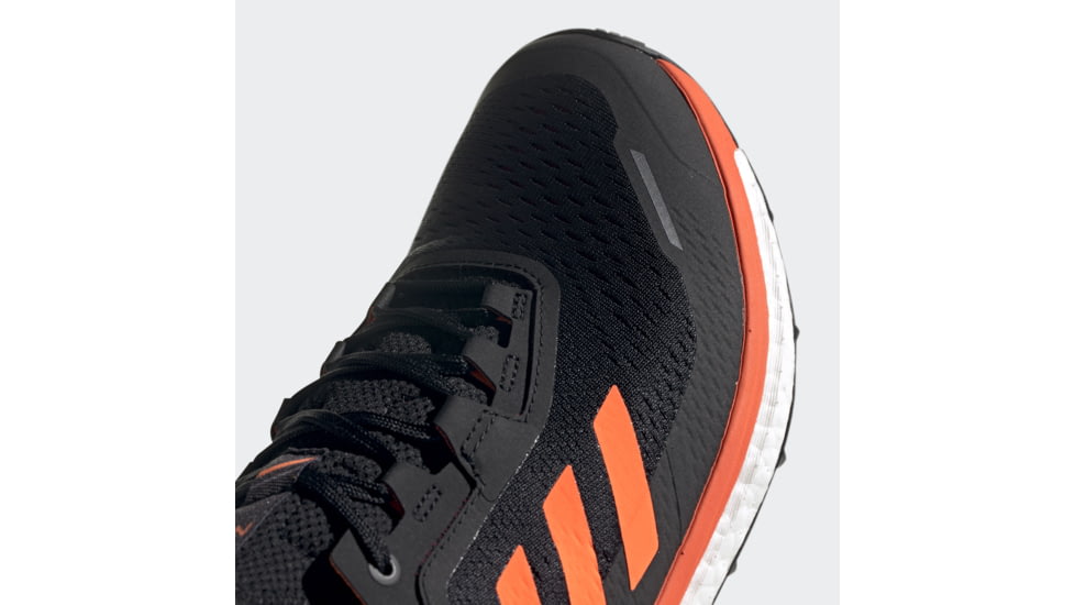 Adidas Terrex Agravic Flow - Men's, Col Burgundy/Solar Orange/Black, 11.5, G26103-11.5