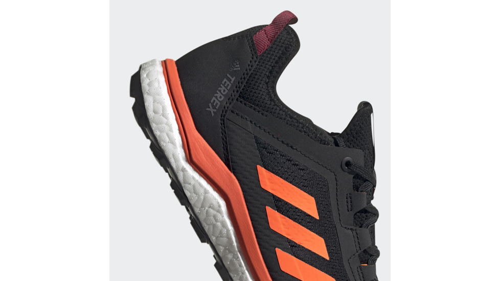 Adidas Terrex Agravic Flow - Men's, Col Burgundy/Solar Orange/Black, 11.5, G26103-11.5