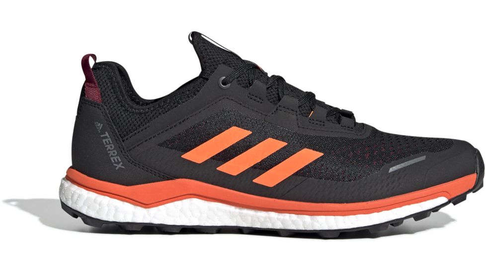 Adidas Terrex Agravic Flow - Men's, Col Burgundy/Solar Orange/Black, 11.5, G26103-11.5