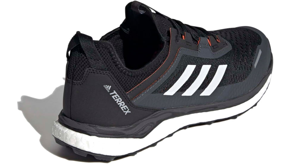 Adidas Terrex Agravic Flow Shoes - Men's, Core Black/Crystal White/Solar Red, 11.5, FW5119-001-11.5