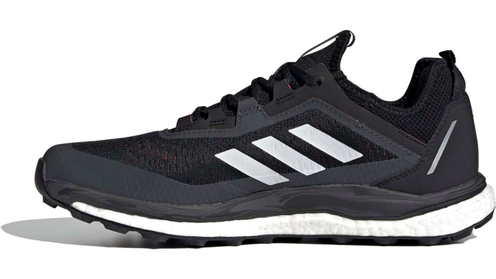 Adidas Terrex Agravic Flow Shoes - Men's, Core Black/Crystal White/Solar Red, 11.5, FW5119-001-11.5