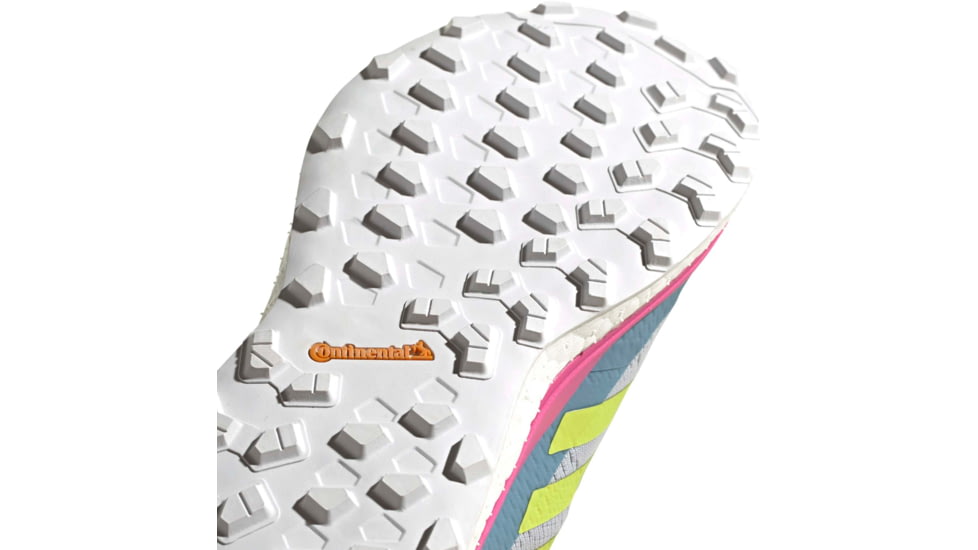 Adidas Terrex Agravic Flow Shoes - Womens, Hazy Blue/Hi-Res Yellow/Crystal White, 10, FX6966-400-10