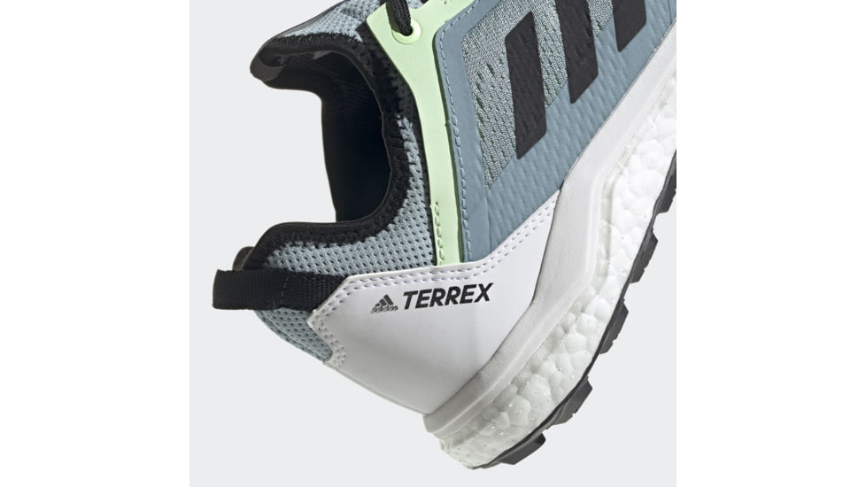 Adidas Terrex Agravic Flow - Womens, Ash Grey/Black/Glow Green, 8.5, G26099-8.5