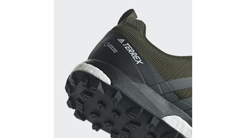 Adidas Terrex Agravic GTX Trail Running Shoe - Men's, Base Green/Base Green/Shock Yellow, 8.5, AC7768-8.5