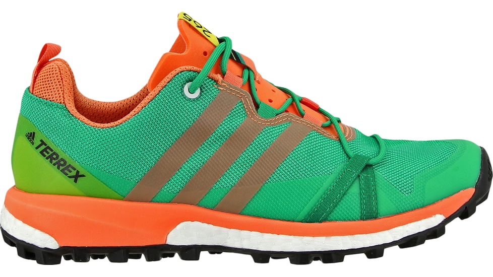 Adidas Terrex Agravic Trail Running Shoe - Women's-Core Green/Black/Easy Orange-Medium-6.5