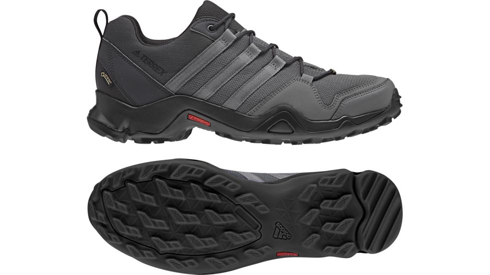 Adidas Terrex Ax2R GTX Hiking Shoe - Men's, Carbon/Gray Four/Solar Slime, 9, CM7718-9