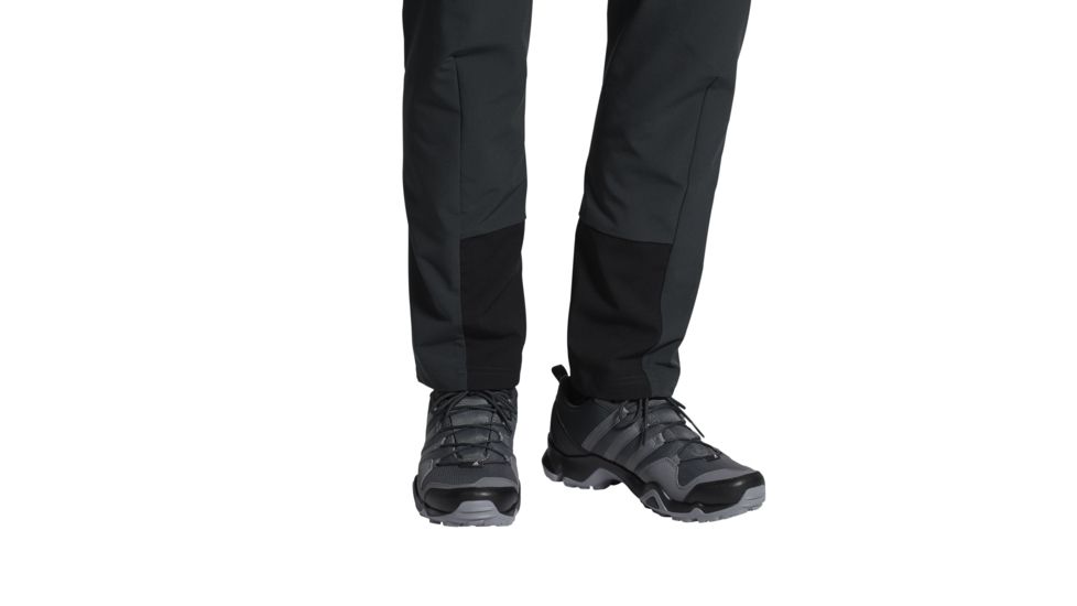 Adidas Terrex Ax2R Hiking Shoe- Men's, Carbon/Gray Four/Solar Slime, 9, CM7728-9