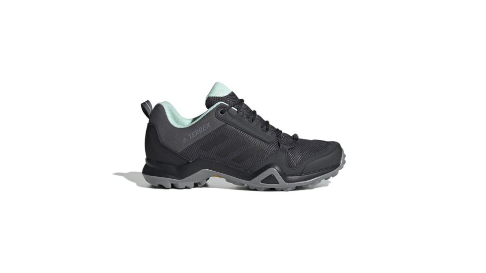 Adidas Terrex AX3 Hiking Shoes - Women's, Grey Five/Black/Clear Mint, 7, BC0567-7