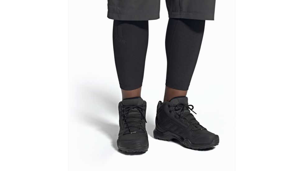 Adidas Terrex AX3 Mid GTX - Men's, Black/Black/Carbon, 14, BC0466-14