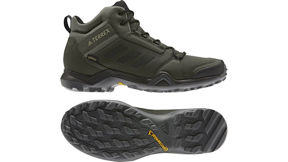 Adidas Terrex AX3 MID GTX, Night Cargo/Black/Raw Khaki, 10, BC0469-10