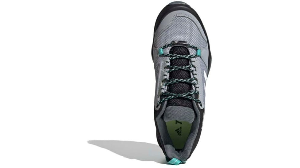 Adidas Terrex AX3 Shoes - Womens, Halo Silver/Crystal White/Acid Mint, 6, FX4690-20-6