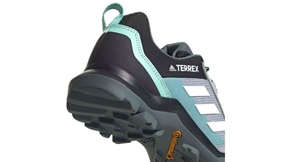 Adidas Terrex AX3 Shoes - Womens, Halo Silver/Crystal White/Acid Mint, 6, FX4690-20-6