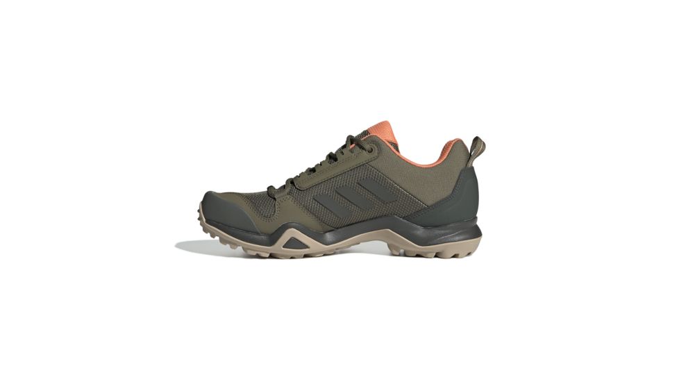 Adidas Terrex AX3 Hiking Shoes - Women's, Raw Khaki/Legend Earth/Semi Coral, 6.5, G26545-6.5