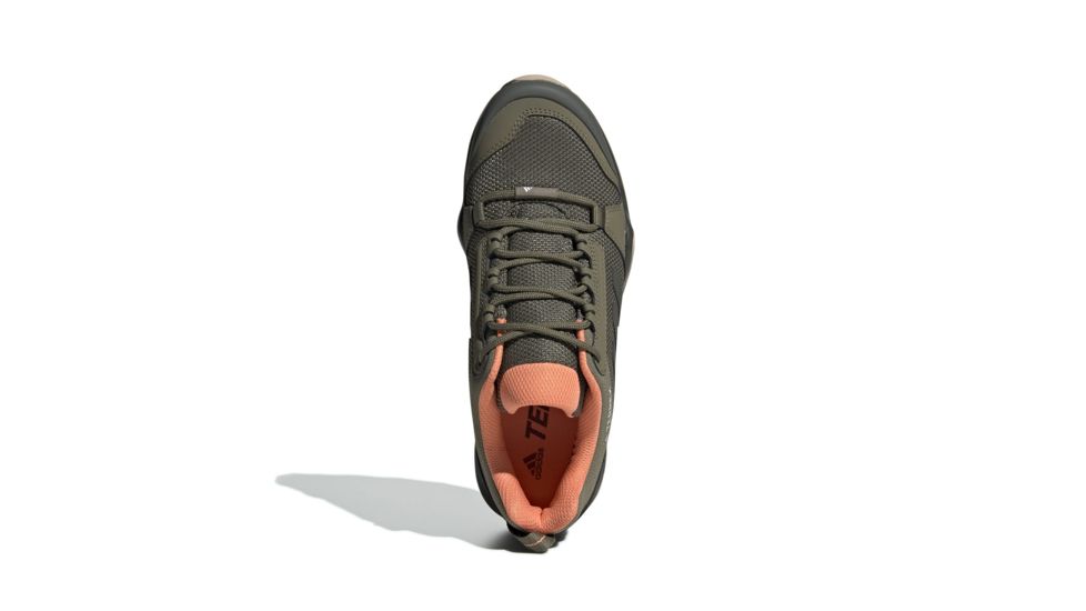 Adidas Terrex AX3 Hiking Shoes - Women's, Raw Khaki/Legend Earth/Semi Coral, 6.5, G26545-6.5