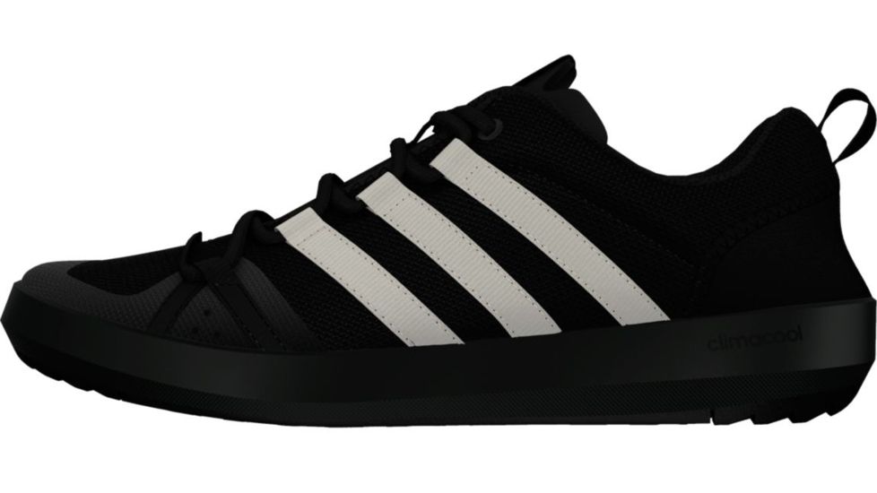 Adidas Terrex Climacool Boat Lace Watersport Shoe - Men's-Black/Black/White-Medium-10.5
