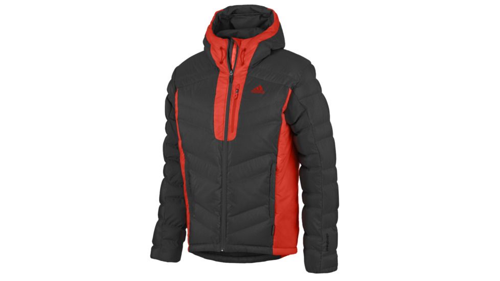 Adidas Terrex Climaheat Ice Jacket - Men's-Dark Grey/Dark Orange-Small