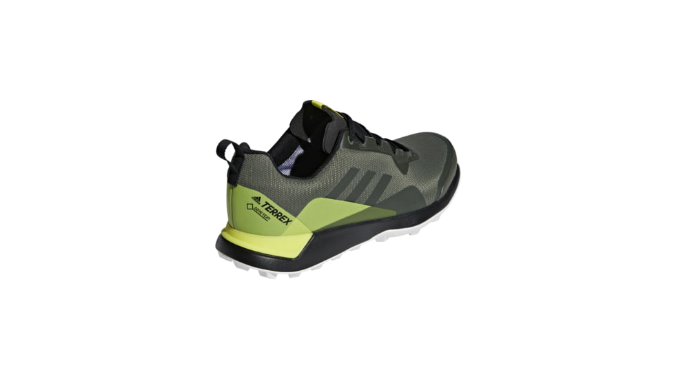 Adidas Terrex Cmtk GTX Trail Running Shoe - Men's, Base Green/Night Cargo/Shock Yellow, 10, AC7923-10
