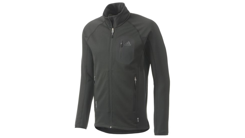 Adidas Terrex Cocona Fleece Jacket - Men's-Black-Small