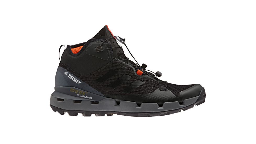 Adidas Terrex Fast GTX-Surround Hiking Boot - Men's-Blk/Blk/Vista Grey-8.5-Medium