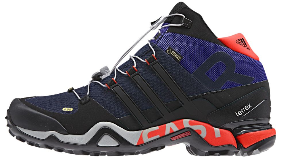 Terrex Fast R Mid GTX Hiking Boot - Mens-Navy/Black/Onix-Medium-13 US