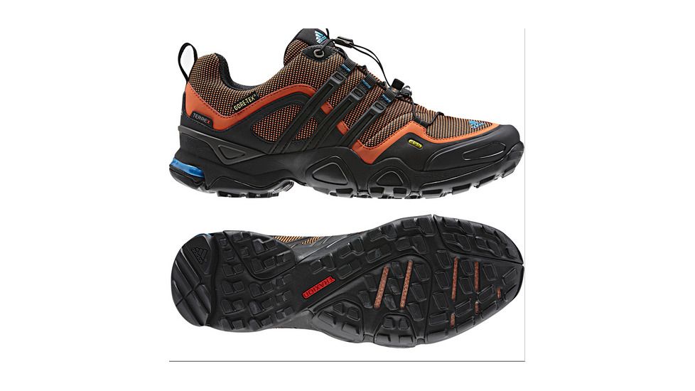 Adidas Terrex Fast X GTX Shoe - Men's-8.5 US-High Energy/Black/Sharp Blue