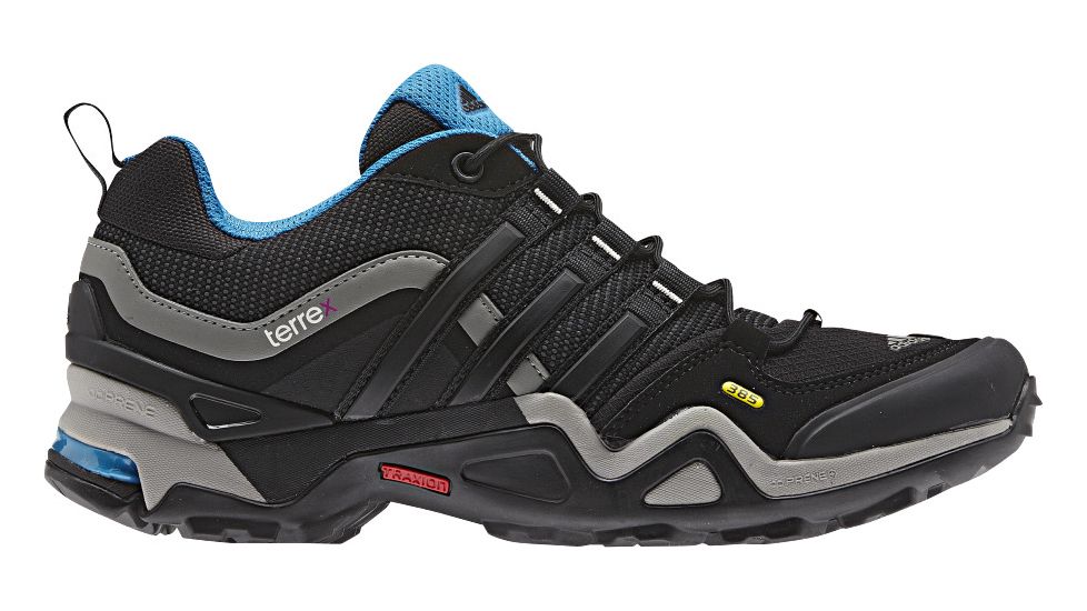 Adidas Terrex Fast X Hiking Shoe - Women's-Carbon Blue/Black/Solar Blue-Medium-8