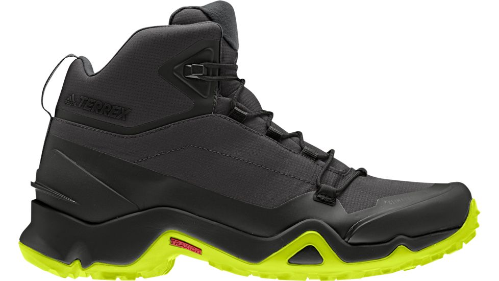 Adidas Terrex Fastshell Mid CW CP Hiking Boot - Men's-Utility Black/Core Black/Semi Solar Yellow-Medium-11