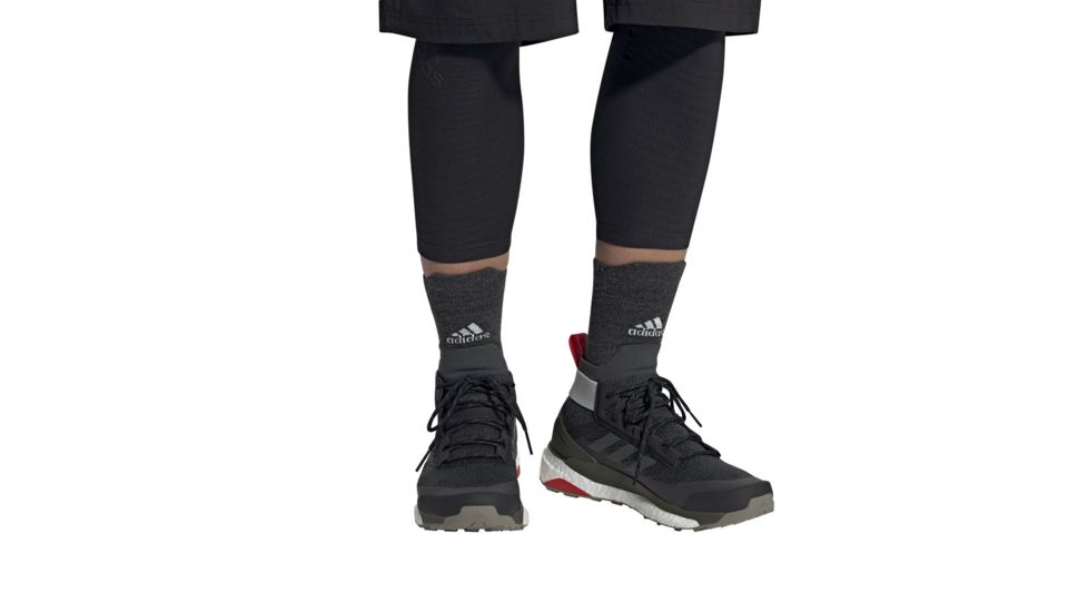 Adidas Terrex Free Hiker Hiking Shoes - Men's, Black/Grey Six/Night Cargo, 9.5, D98046-9.5