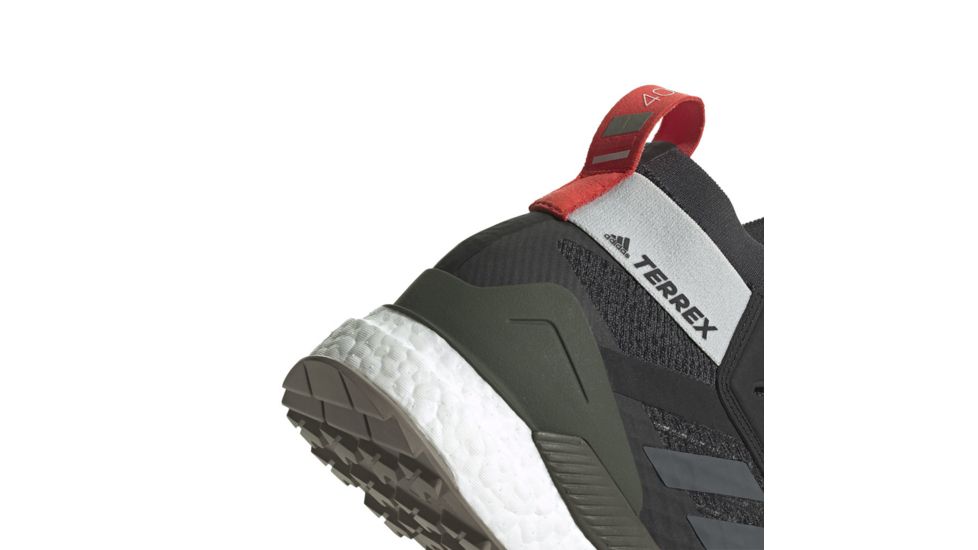 Adidas Terrex Free Hiker Hiking Shoes - Men's, Black/Grey Six/Night Cargo, 9.5, D98046-9.5