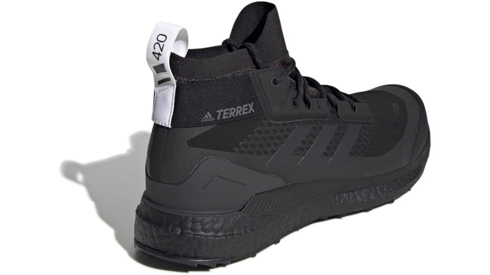 Adidas Terrex Free Hiker GTX Hiking Shoes - Men's, Core Black/Carbon/White, 13, FV5497-001-13