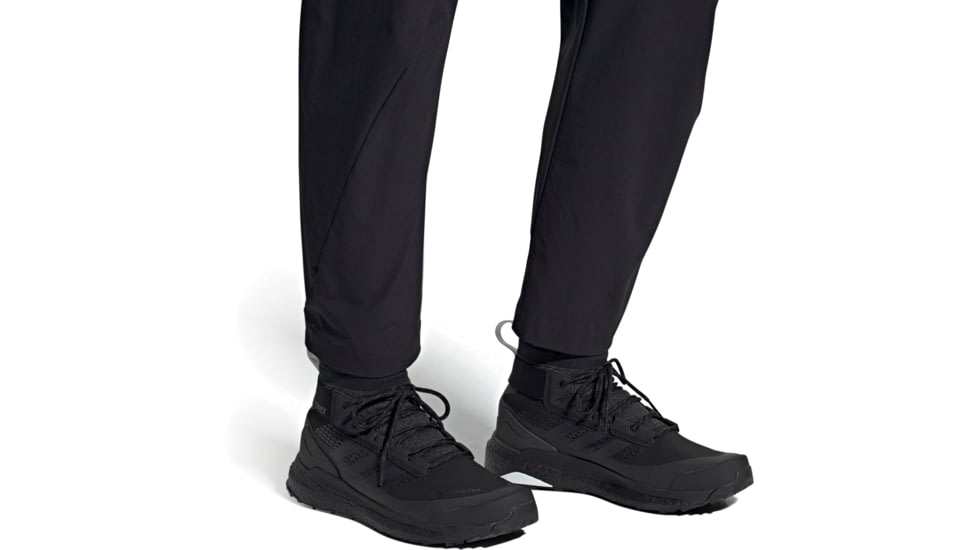 Adidas Terrex Free Hiker GTX Hiking Shoes - Men's, Core Black/Carbon/White, 13, FV5497-001-13