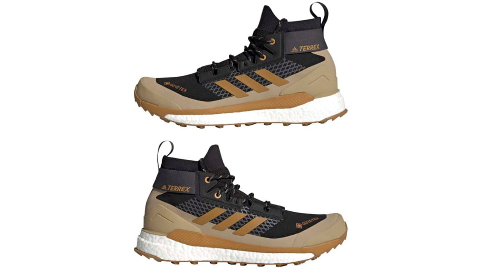 Adidas Terrex Free Hiker GTX Hiking Shoes - Men's, Core Black/Mesa/Beige Tone, 13, GW8697-13